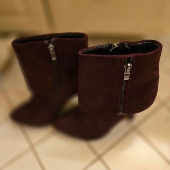 BUCCO BURGUNDY BOOTIES - Picture 2 of 10